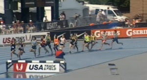 550 meters into heat 1