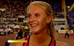 Hannah England was pleased afterwards