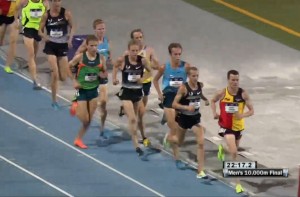 Bobby Curtis Pushes the Pace in Men's 10,000m Final