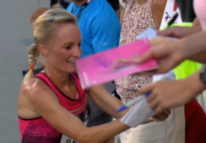 Shalane Flanagan Celebrates Another USATF Title