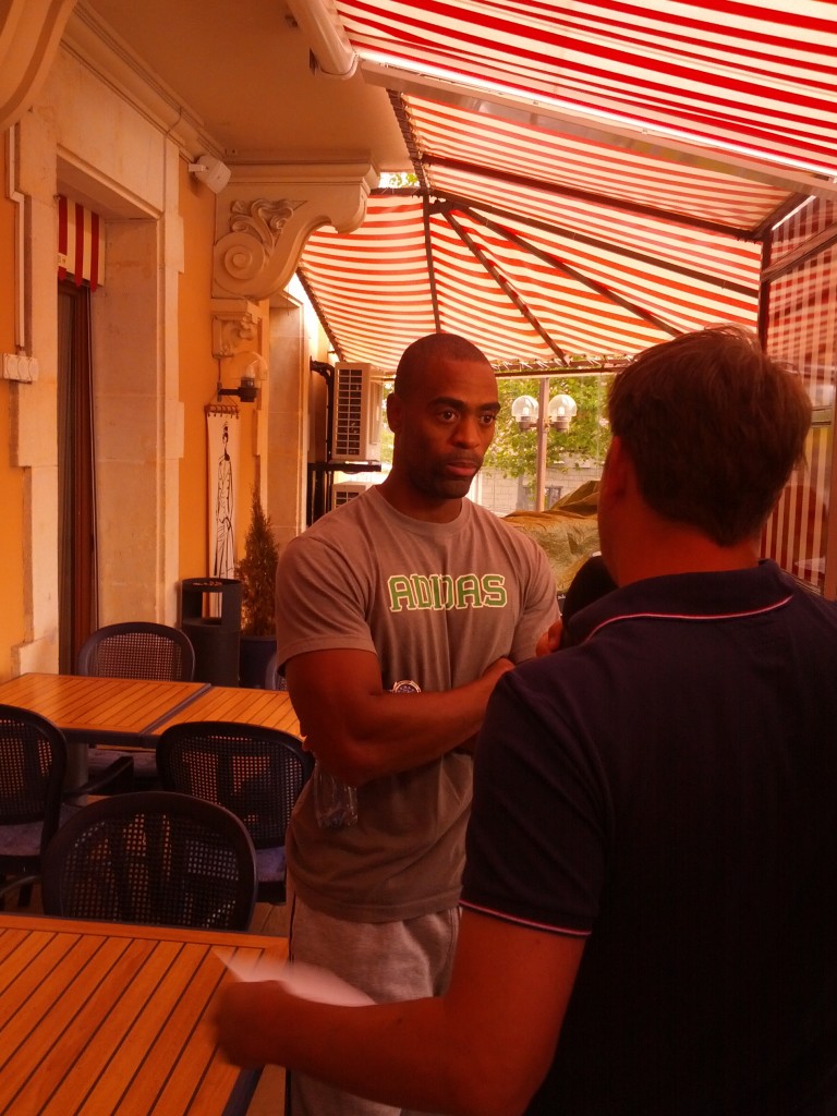 Tyson Gay in Lausanne