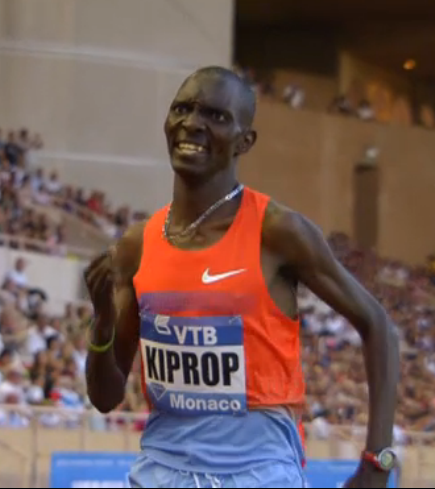 Kiprop had to dig deep for this one