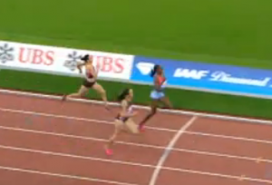 This one was tight for the entire last 100m.