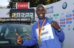 Kipsang set the world record in 2013; he couldn't possibly do it again in Tokyo, could he?