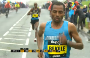 Bekele was great at the Great North run in 2014