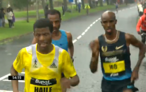 Haile pushing