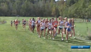 Kentucky's Cally Macumber pushing the pace between 3k and 4k
