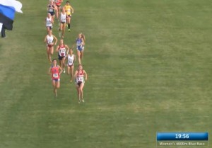 But Emma Bates (in orange) was your eventual winner