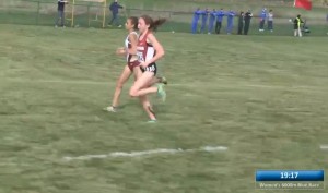 Then Aisling Cuffeof Stanford  took the lead