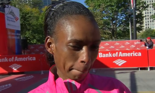 Rita Jeptoo post race