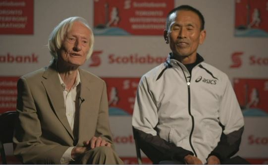 Ed Whitlock and Yoshihisa Hosaka.