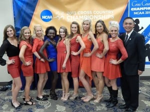 James Li i(Far right) is hoping his Wildcats will be posing for pictures yet again on Saturday afternoon. *2013 NCAA Banquet Photos