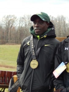 Cheserek has a chance to become the first four-time champion in cross country