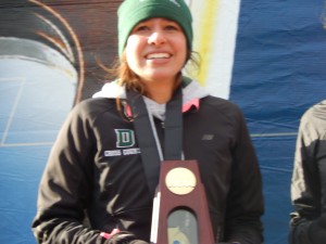 Abbey D'Agostino won NCAA title #5 in the fall. #8 comes this week in Eugene.