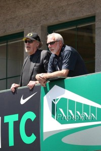 Phil Knight and Vin Lananna