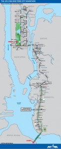 NYC course map