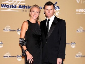 Paula Radcliffe and Gary Lough 2013 IAAF Awards