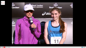 Tessa Barrett and Deena Kastor