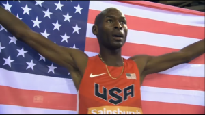 Lagat celebrates at 39