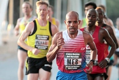 Meb Keflezighi On His Way in Houston