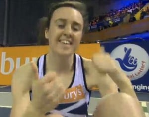 Laur Muir gave a thumbs up after beating Price earlier this year