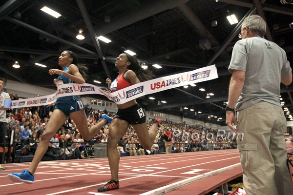 Ajee Wilson over Price 2014 USA indoor