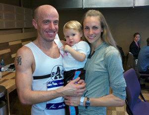 Alan and Julia Webb with their daughter in 2014