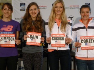 Jenny Simpson, Mary Cain, Emma Coburn, Kim Conley 