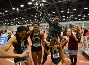 Oregon Women Celebrate an NCAA Title