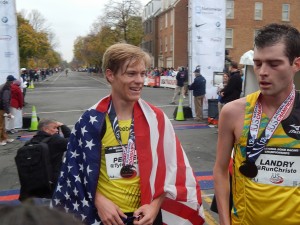 Tyler Pennel (l) at the .US National Champs last November. *2014 .US Photos