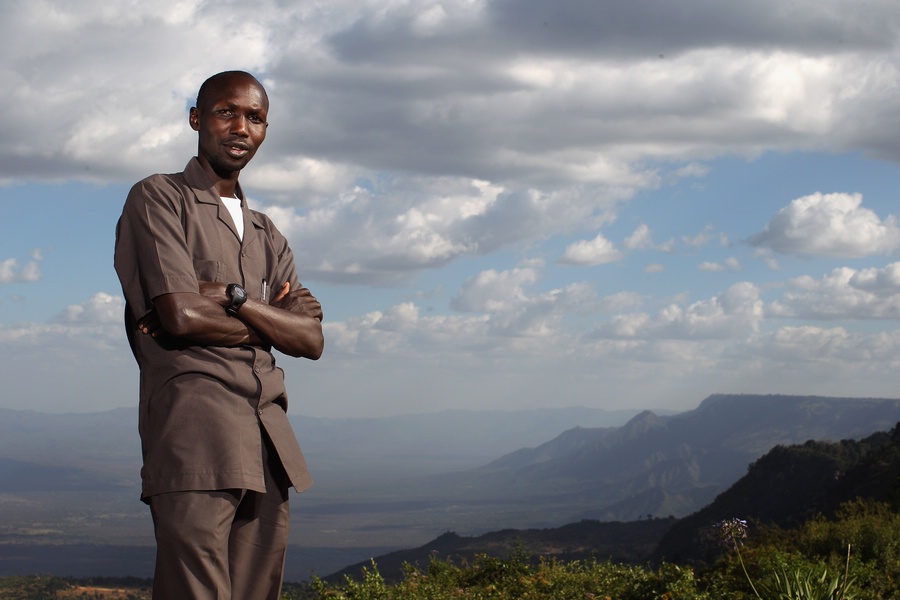 Wilson Kipsang in Kenya