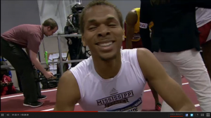 How fast can NCAA indoor and outdoor champ Brandon McBride go?