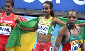 Genzebe Dibaba World 3000m Champion