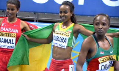 Dibaba won World Indoors at 3000 in March