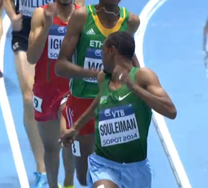 Souleiman had time to look over his shoulder