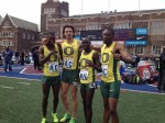 Oregon celebrates DMR win via @thepennrelays