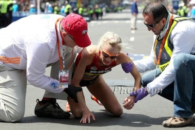 Flanagan Is Know for Giving It Her All