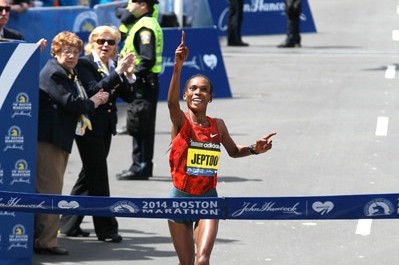 Rita Jeptoo smashed the course record in Boston by 1:46