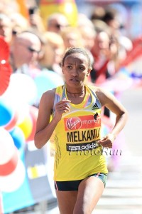 Meselech Melkamu will need to run than she did in London 2013. *2013 London Photos