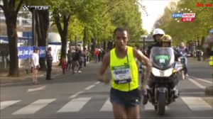 Kenenisa Bekele took total control of this one right after 25 km