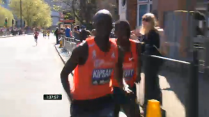 It came down to be a Kipsang and Biwott fight after 30k