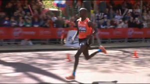 Kipsang was flying at the end of this one