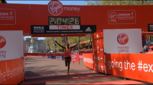 Wilson Kipsang wins