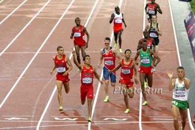 The Olympic Stadium track is familiar to Centro and Manzano