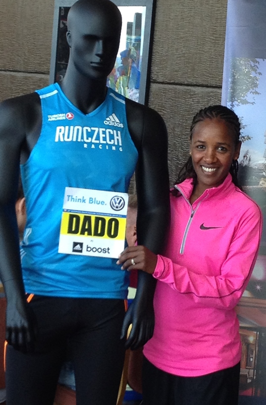 Firehiwot Dado at 2014 Prague Marathon