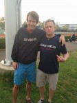 Chris Lear (r)