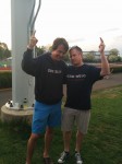 Author Chris Lear (r)
