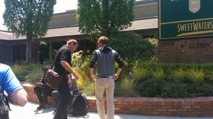 We're pretty sure that's Nick Symmonds on the right