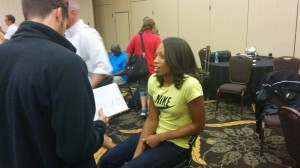 Allyson Felix on Friday