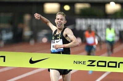 Galen Rupp coming to you live on NBC